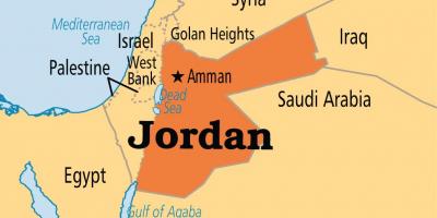 Иордания расположение карте 