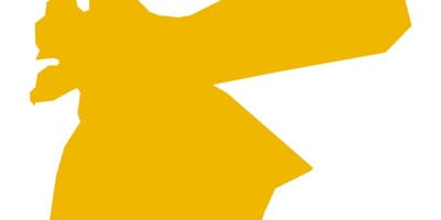 Карта Иордании векторная карта 
